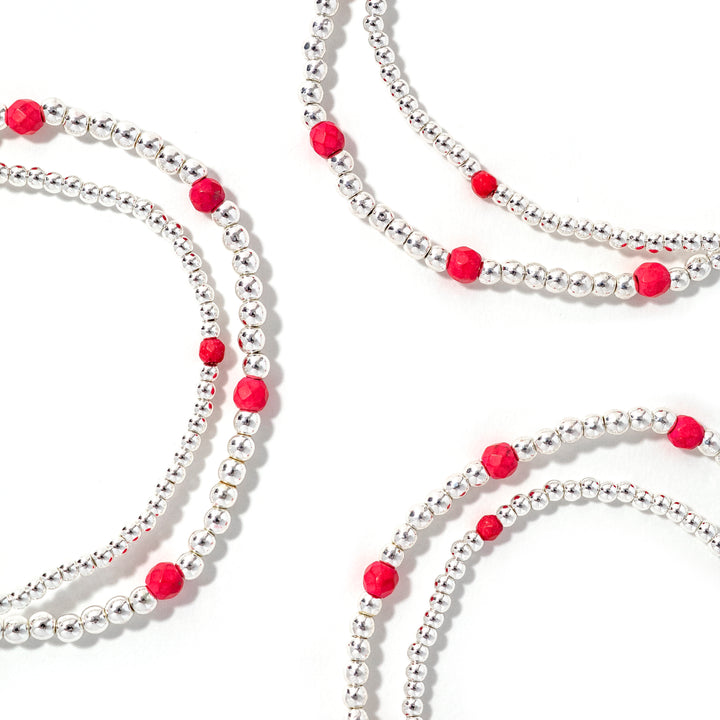 Tatum Starter Stack Red/Silver