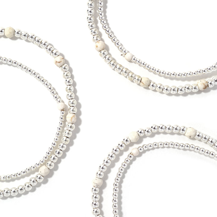 Tatum Starter Stack White/Silver