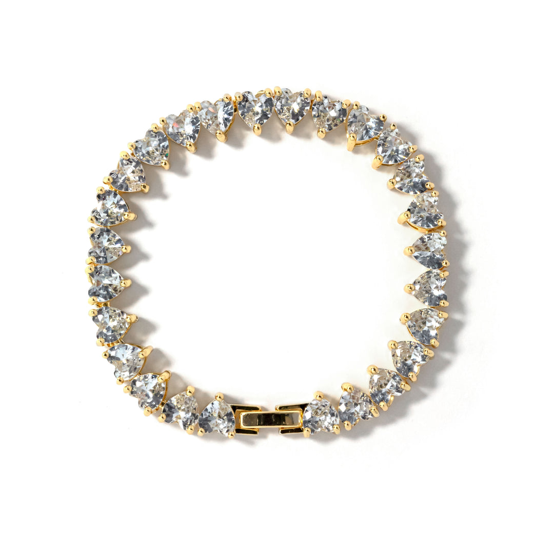 Tennis Heart Bracelet