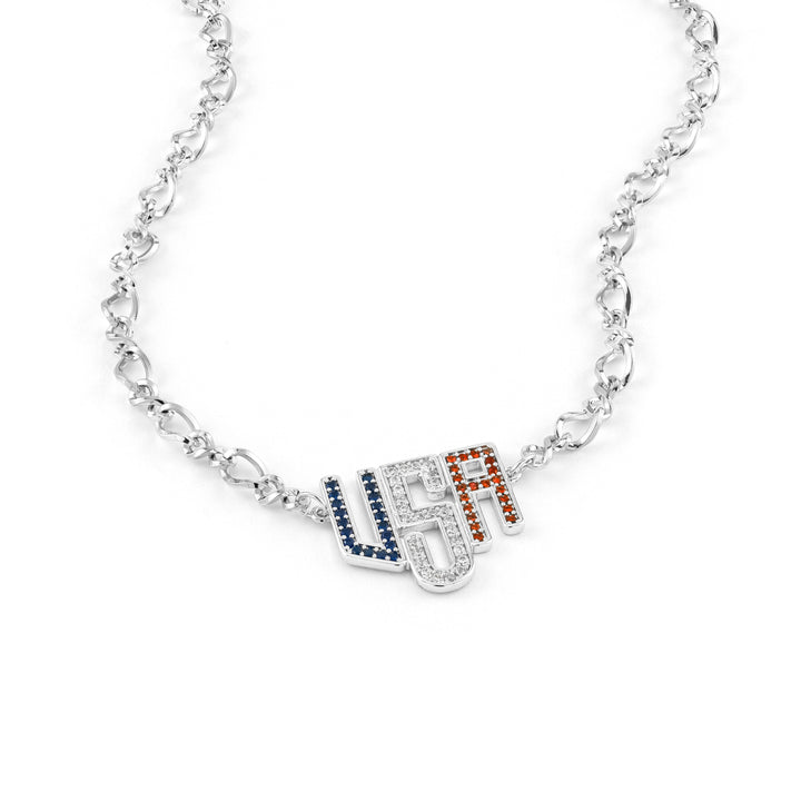 USA Necklace Gold