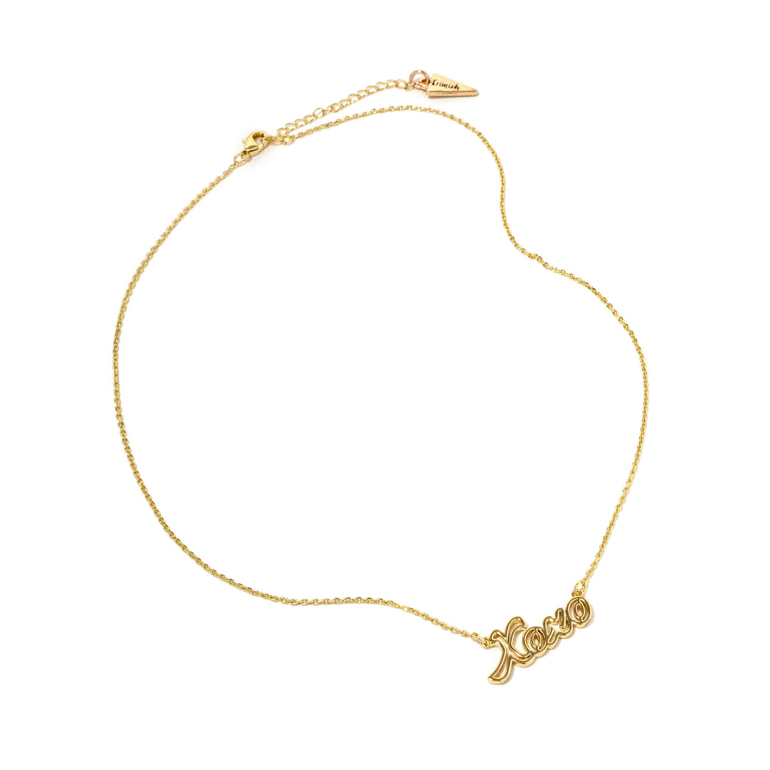 XOXO Necklace