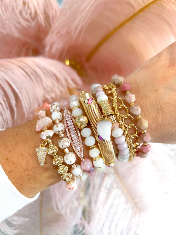 Snake Cuff Pink