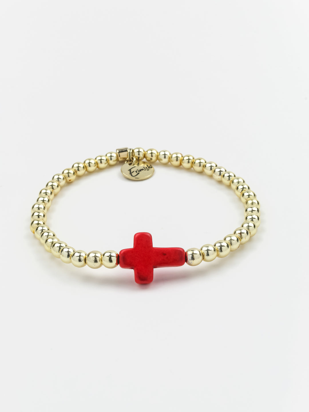 Cross Single Gold/Red